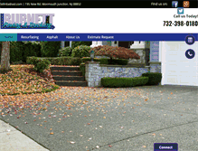 Tablet Screenshot of burnettpaving.com